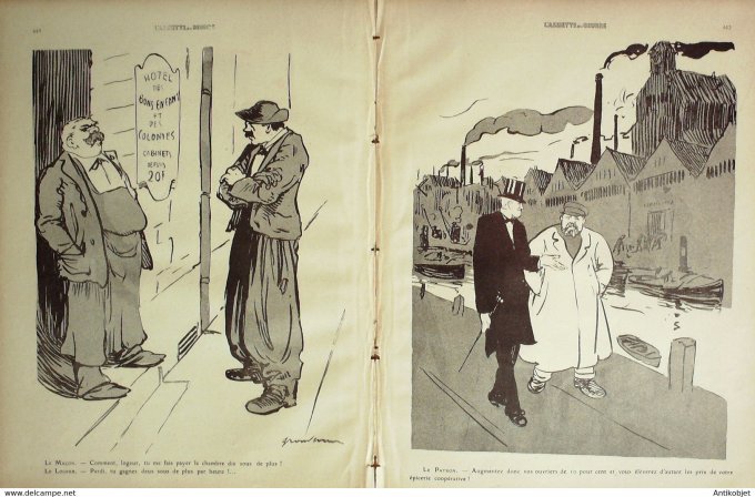L'Assiette au beurre 1910 # 496 Tout renchérit Grandjouan