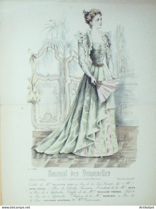 Journal de Demoiselles 1893 # 4964 (Maison Gradoz) Gd format