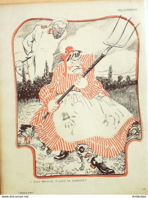 L'Assiette au beurre 1904 n°148 La question Alsace Lorraine Moriss Kupka Hradecky
