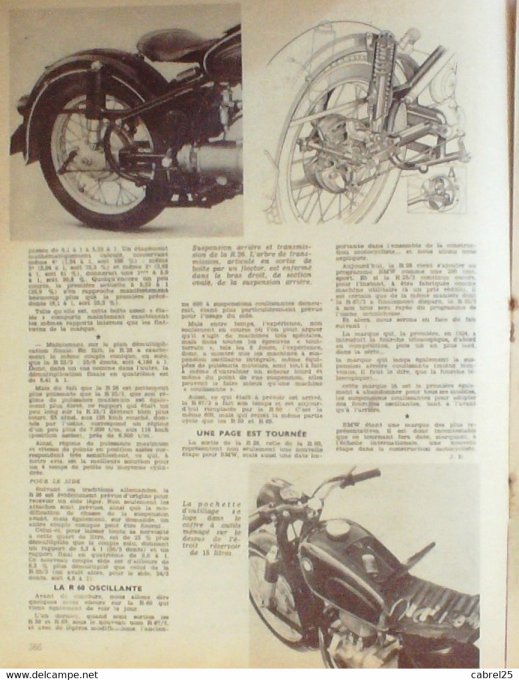 Moto Revue 1956 n° 1282 Puch 125 Dalmasso  Usines Ariel Bmw R263p Alternateurs