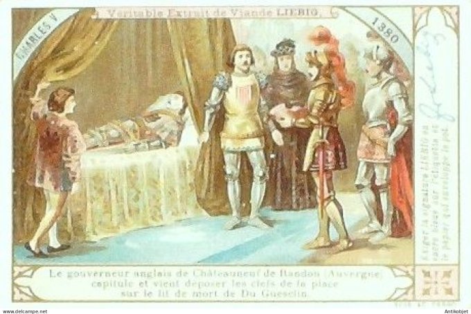 Chromo Liebig Sang  536 Histoire de France III 4 (1897)