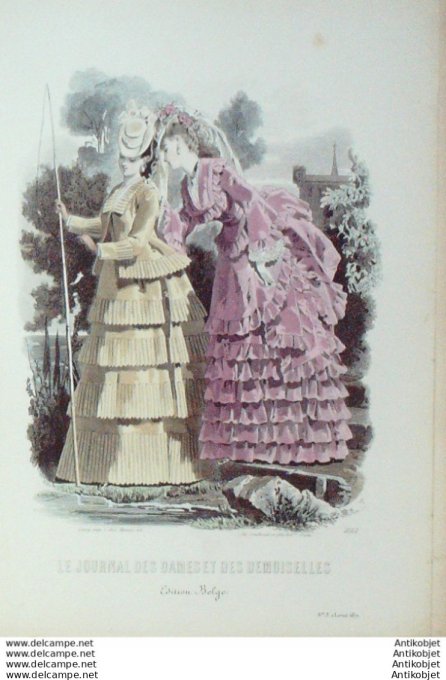 Journal des Dames Demoiselles 1871 # 1002