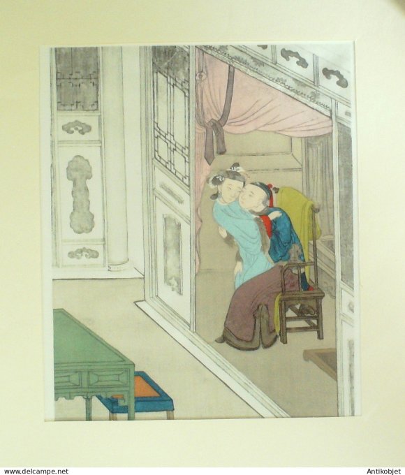 Estampe Chinoise scène érotique 30