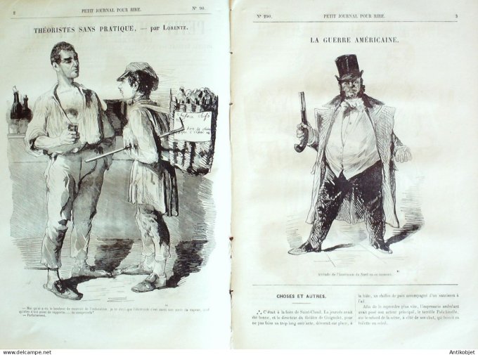 Petit journal pour Rire 1860 # 290 Les Vacances Grevin