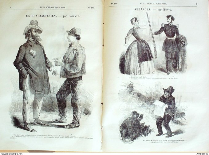 Petit journal pour Rire 1860 # 290 Les Vacances Grevin