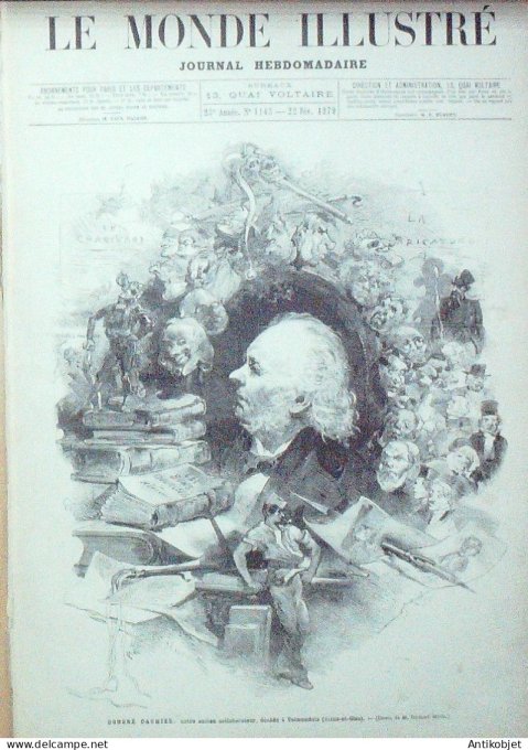 Le Monde illustré 1879 n°1143 Hong-Kong St-Pétersbourg Czarewitch Gambetta