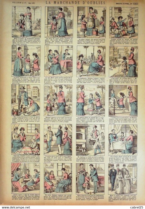 La Marchande d'oublies (Pellerin d'epinal)