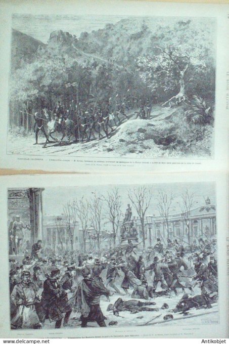 Le Monde illustré 1879 n°1143 Hong-Kong St-Pétersbourg Czarewitch Gambetta