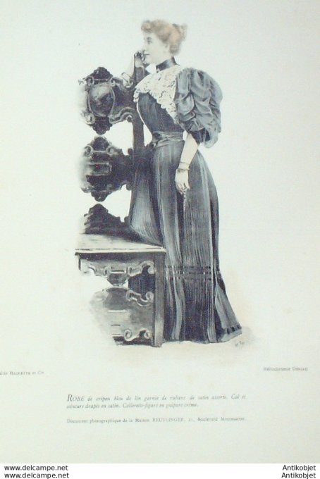 La Mode pratique 1894 # 08 Robe de crépon