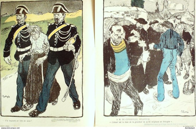 L'Assiette au beurre 1903 #  98 Les bouilleurs de cru Georges Leon