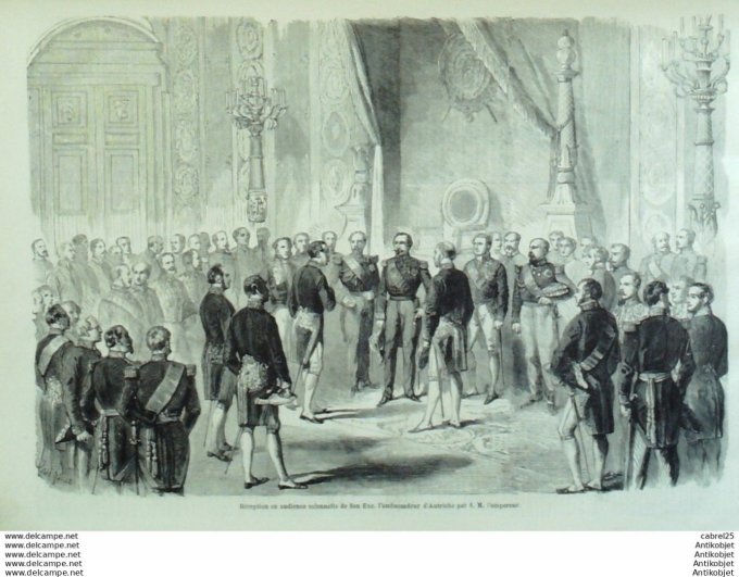 Le Monde illustré 1859 n°141 Espagne Malaga Montmartre Sénégal Sénoudébou Plaine-St-Denis (93)