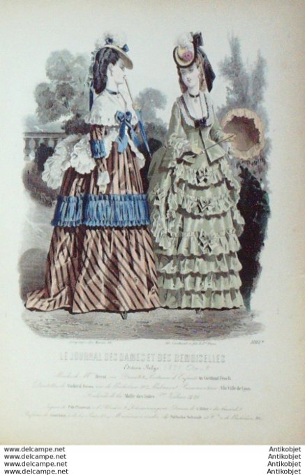 Journal des Dames Demoiselles 1871 # 1002b (Maison Herts)