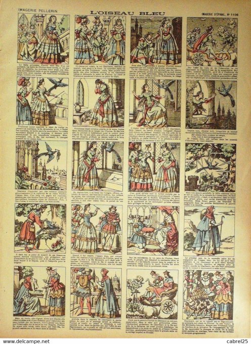 L'oiseau Bleu (Pellerin d'epinal)