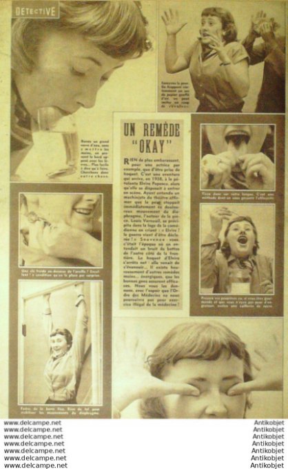 Détective 1956 # 537 Royat Fey-en-Haye Offekerque Remenauville Strasbourg