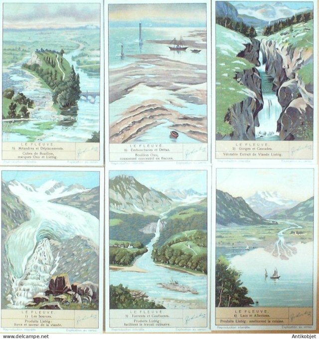 Chromo Liebig Sang 1353 Le Fleuve (1937)