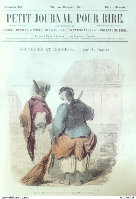 Petit journal pour Rire 1860 # 326 En Province Stop