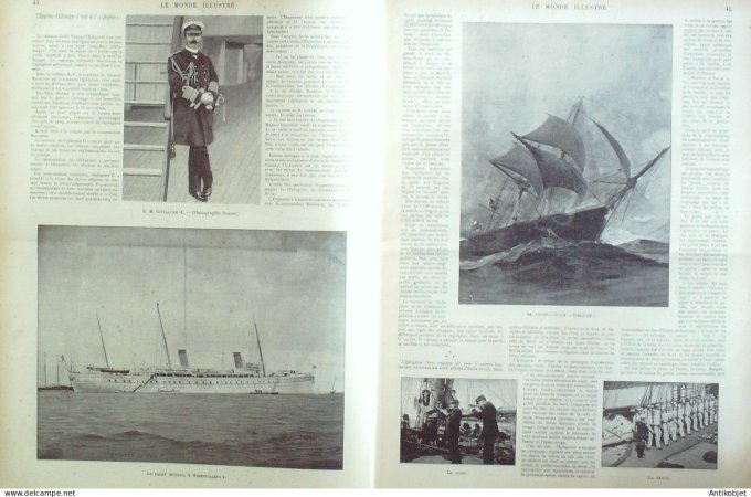 Le Monde illustré 1899 n°2207 Norvège Bergen Pierrelaye (95) Hendaye (64) Philippines Tondo Manille