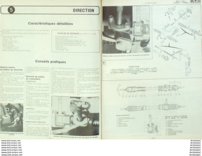 R.T Automobile Seat Ibiza Ronda Malaga Citroën CX 20/22 1984   # 473