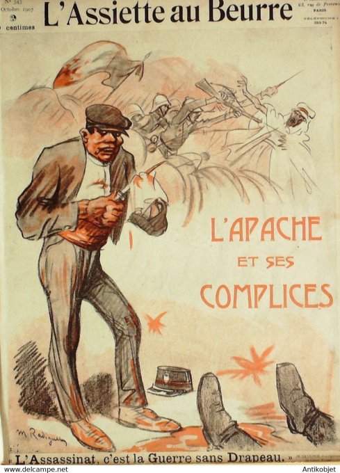 L'Assiette au beurre 1907 # 343 L'Apache et ses complices Radiguet