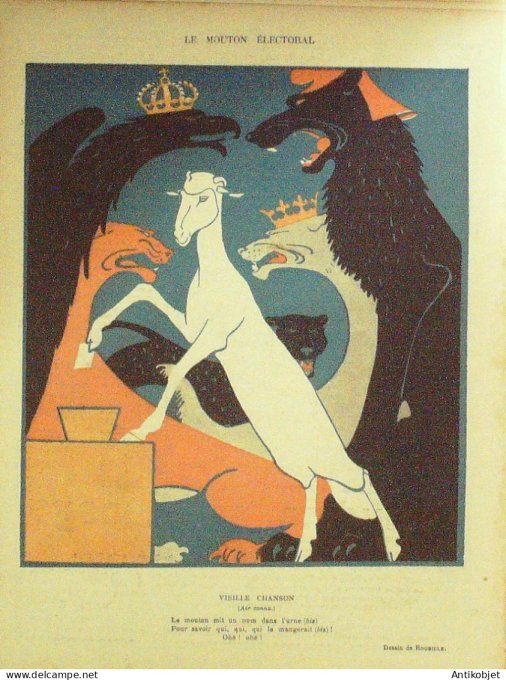 Le Rire 1902-05-24 # 394 Journal humoristique Ed.Originale Soiree de gala