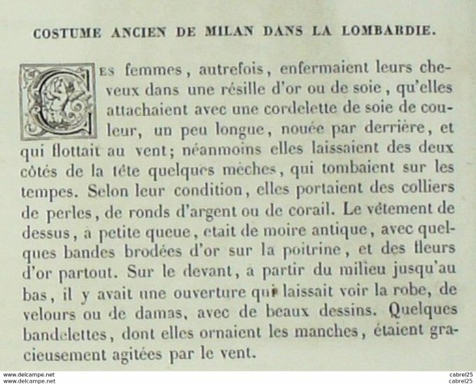 Italie MILANAISE en LOMBARDIE 1859