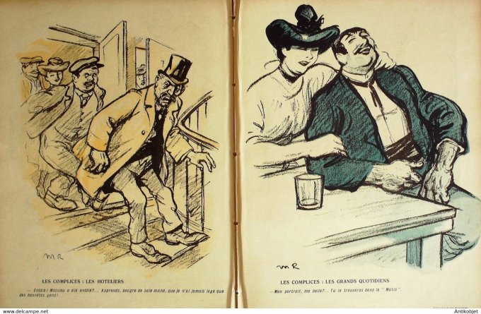 L'Assiette au beurre 1907 # 343 L'Apache et ses complices Radiguet