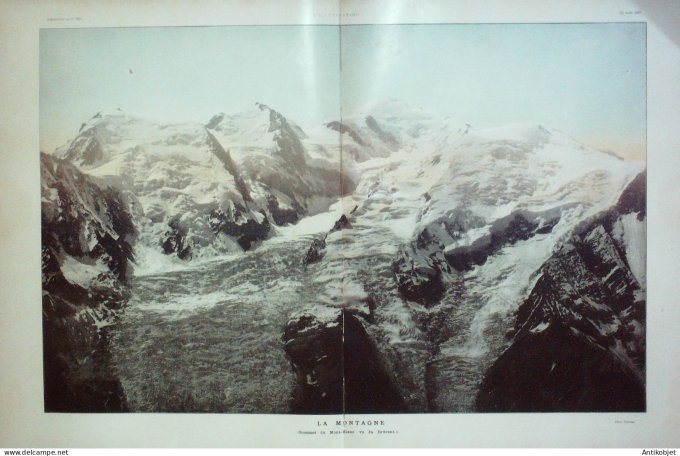 L'illustration 1905 n°3261 William Bouguereau Pont-Aven (29) Mont-Blanc (73) Villejuif (94) Russie A