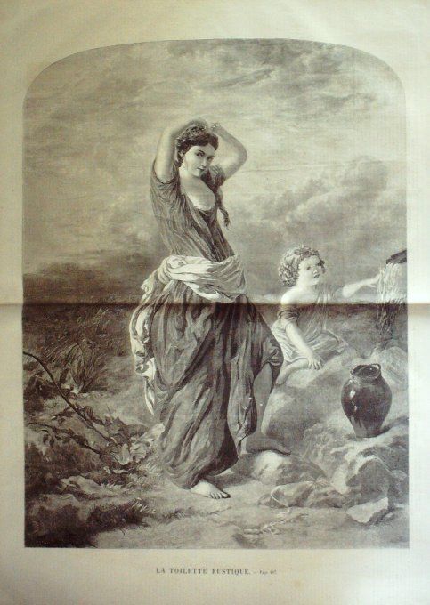 L'Univers illustré 1859 #  79 Compiègne Nasreddin Shap de Perse types persans 