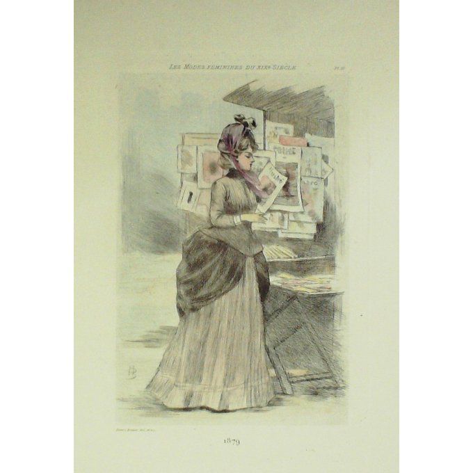 Mode Féminine époque 1879 (H.Boutet)