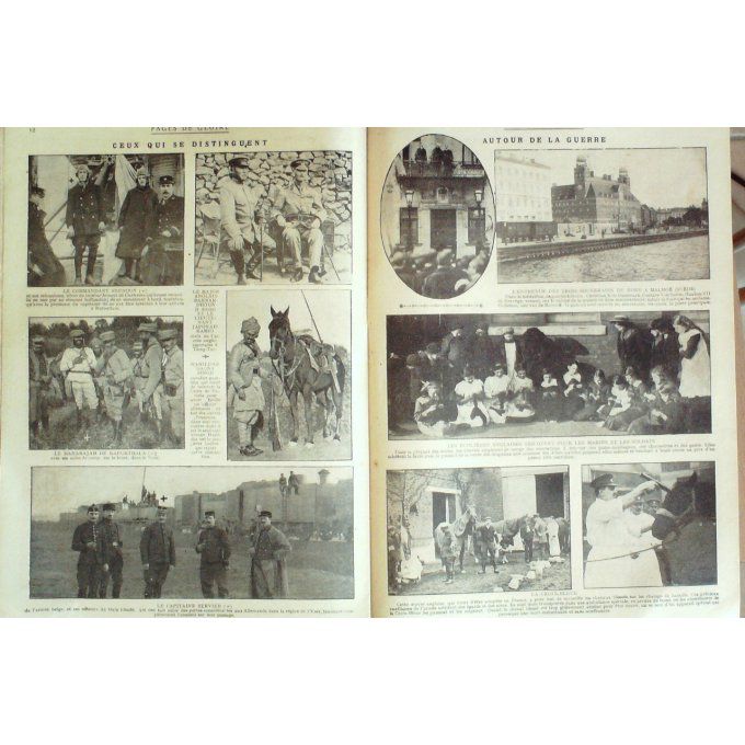 Pages de gloire 1915 n°07 DAMERY(51) DNIESTER ARRAS(62) VILLIERS(94)