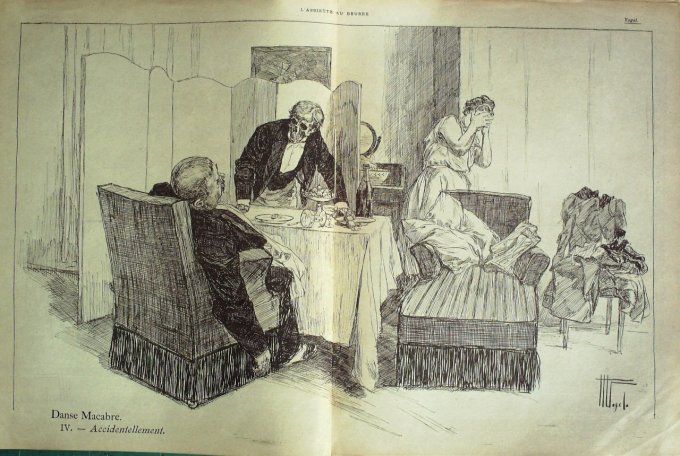 L'Assiette au beurre 1901 #   7 Tapis pour maison modern style Willette Cappiello Jossot
