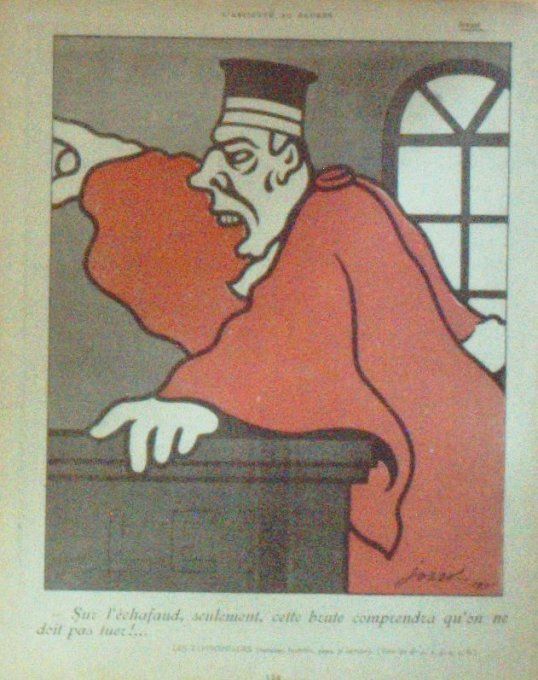 L'Assiette au beurre 1901 #   7 Tapis pour maison modern style Willette Cappiello Jossot