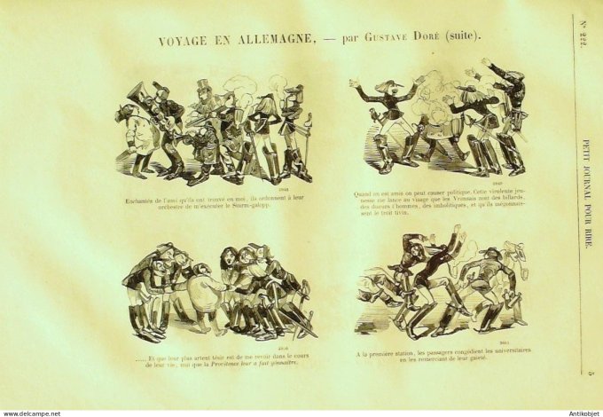 Petit journal pour Rire 1859 # 222 Bals de la saison Grevin