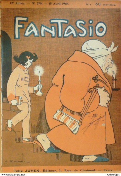 Fantasio 270 1918 Icart Milliere Guillaume Gerbault Miarko Brunner Leroy