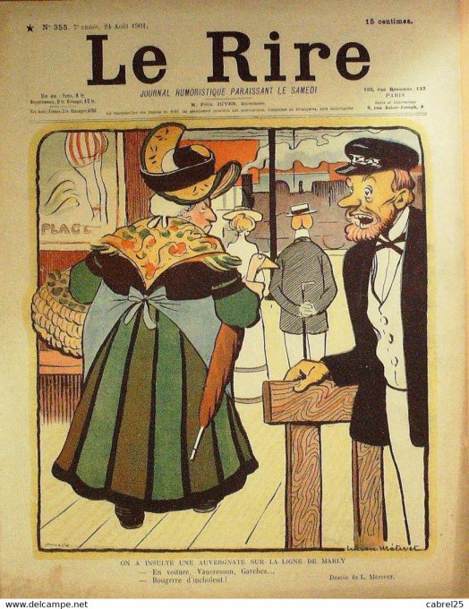 Le Rire 1901 n°355 Métivet Avelot Faivre Grandjouan Front Moriss
