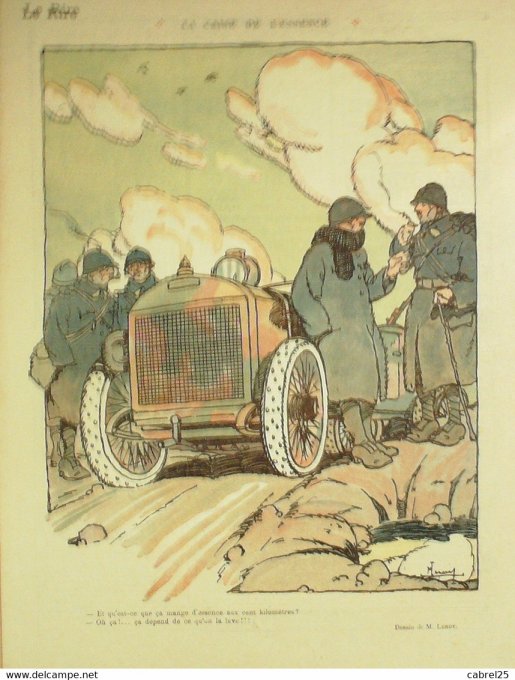 Le Rire Rouge 1917 n°129 Florès Leroy Jeanniot Nob Cadel Radiguet Métivet