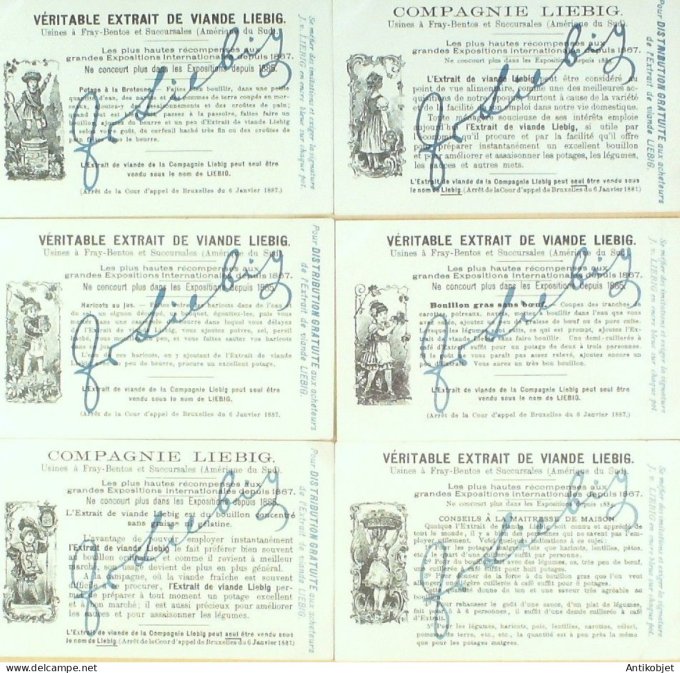 Chromo Liebig Sang  840 Espagne scenes de vies (1905)