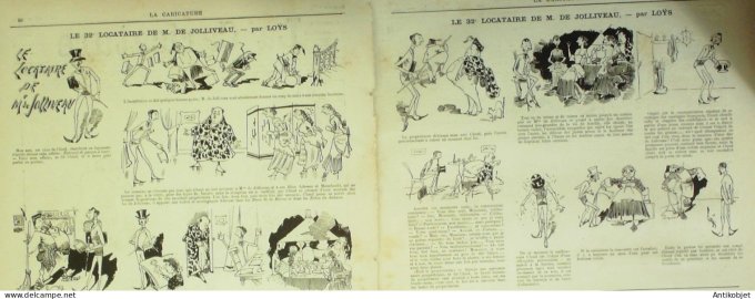 La Caricature 1883 #165 Joies de la famille Draner être Aspirant Gino Trock Loys