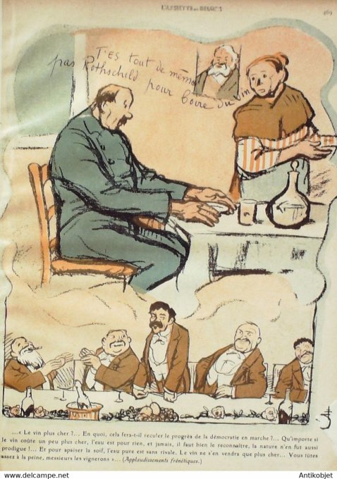 L'Assiette au beurre 1910 # 498 Le Banquet de l'Apaisement Radiguet