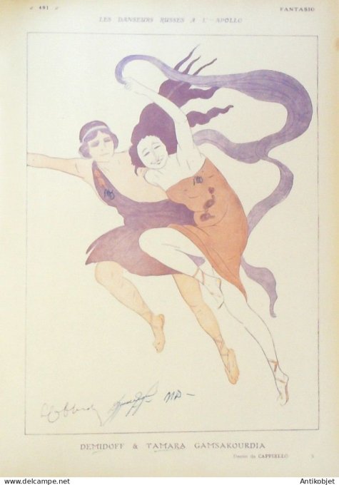 Fantasio 295 1919 Lorenzi Nive Cappiello Biegas Vallee Boufflers