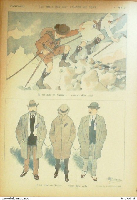 Fantasio 270 1918 Icart Milliere Guillaume Gerbault Miarko Brunner Leroy