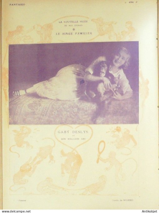 Fantasio 295 1919 Lorenzi Nive Cappiello Biegas Vallee Boufflers