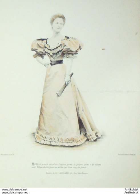La Mode pratique 1894 # 12 Robes peau de soie