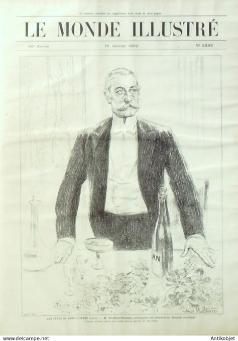 Le Monde illustré 1902 n°2338 Chine Pékin Shuing-Ling Hsing-Ling St-Etienne (42) New-York Central-Va