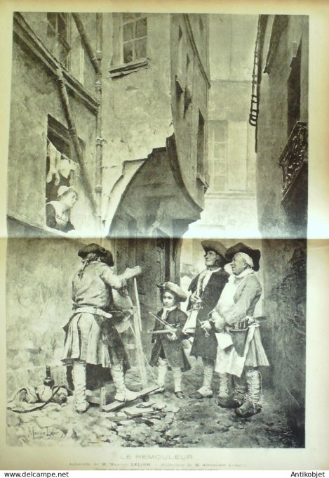 Le Monde illustré 1884 n°1448 Pologne chasse à l'ours Rabelais