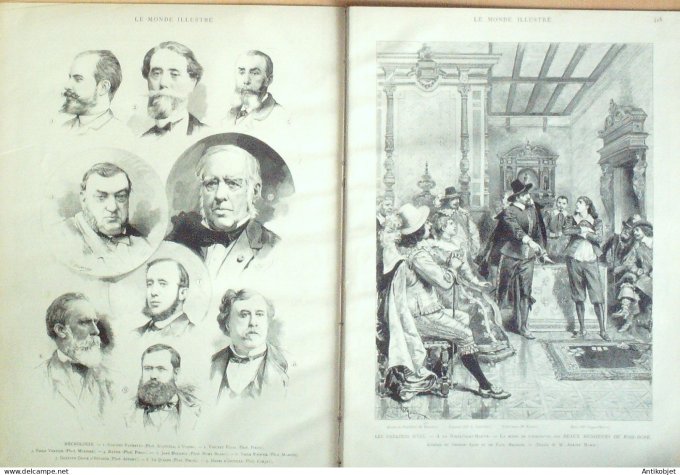 Le Monde illustré 1887 n°1578 Royaume-Uni reine Victoria Levallois-Perret (92)