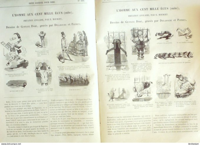 Petit journal pour Rire 1859 # 226 Fete de n'import ou Grevin