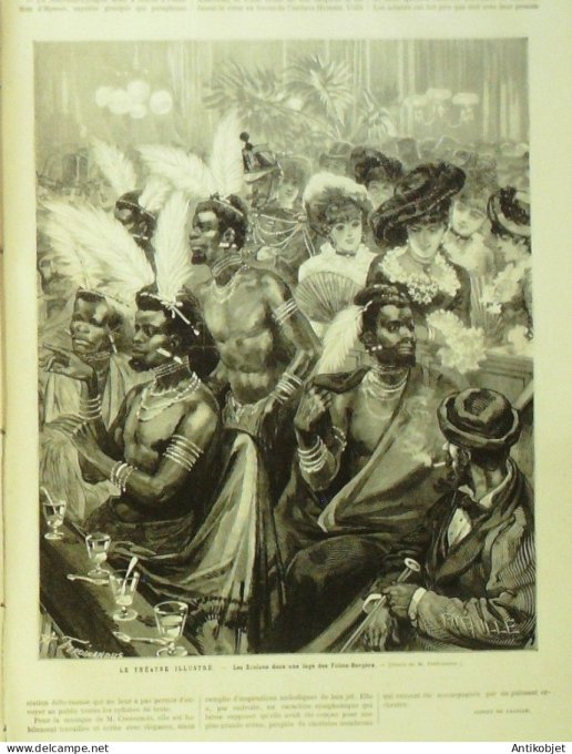 Le Monde illustré 1879 n°1182 Abd-El-Kader Argenteuil (95) Afghanistan Caboul