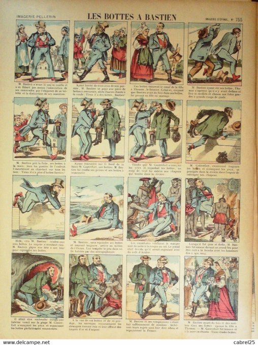 Les Bottes A Bastien (Pellerin d'epinal)