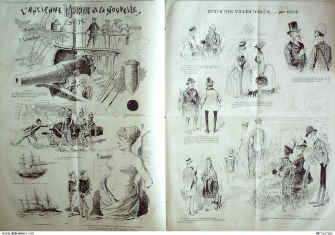 Le Journal Amusant 1885 # 1514 Pauvres volontaires par Josias